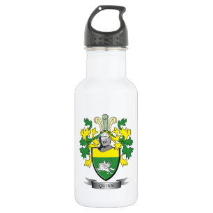 Quinn-Wappen Edelstahlflasche