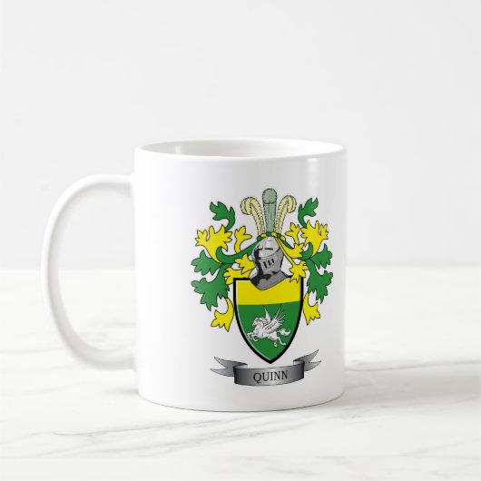 Quinn-Wappen Kaffeetasse (Links)