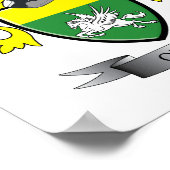 Quinn-Wappen Poster (Ecke)