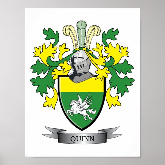 Quinn-Wappen Poster (Vorne)