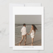 QUINN World Map Reiseziel Save the Date Einladung (Rückseite)