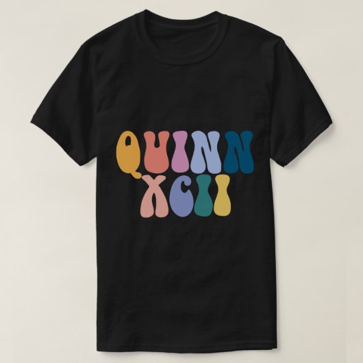 Quinn Xcii Bubble Buchstaben T-Shirt (Design vorne)