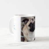 Quinnie Mops-Tasse Kaffeetasse (Vorderseite Links)