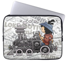 Quinns Dampf-Lokomotive Laptopschutzhülle