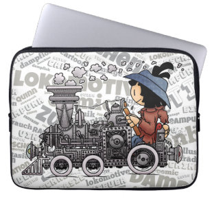Quinns Dampf-Lokomotive Laptopschutzhülle