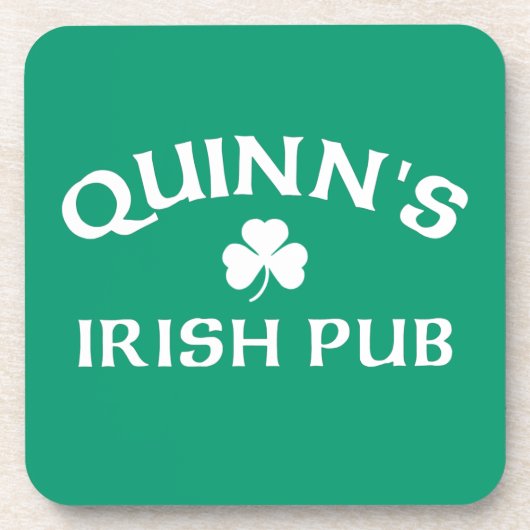 Quinn's Irish Pub Getränkeuntersetzer (Vorderseite)