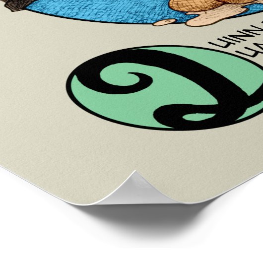 Quinn's Quail Poster (Ecke)