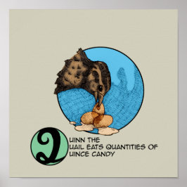 Quinn's Quail Poster
