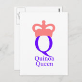 Quinoa Queen Postcard Postkarte (Vorne/Hinten)