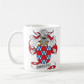 Quinon-Familienwappen Kaffeetasse (Links)