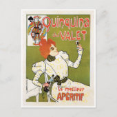 Quinquina Du Valet Le Meilleur Aperitif Drink Ad Postkarte (Vorderseite)