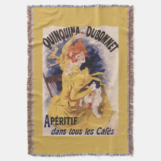 Quinquina Dubonnet Aperitif-förderndes Plakat Decke (Vorderseite Vertikal)