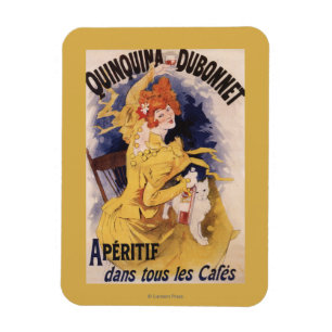Quinquina Dubonnet Aperitif-förderndes Plakat Magnet