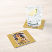 Quinquina Dubonnet Aperitif-förderndes Plakat Rechteckiger Pappuntersetzer (Vor Ort)