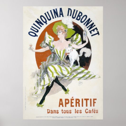 Quinquina Dubonnet Aperitif - Vinatge Poster (Vorne)