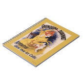 Quinquina Dubonnet Aperitif Werbeplakat Notizblock (Linke Seite)