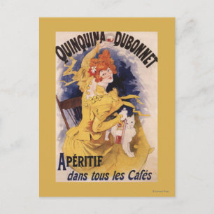 Quinquina Dubonnet Aperitif Werbeplakat Postkarte