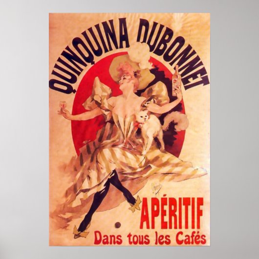 Quinquina Dubonnet Jules Cheret Poster (Vorne)