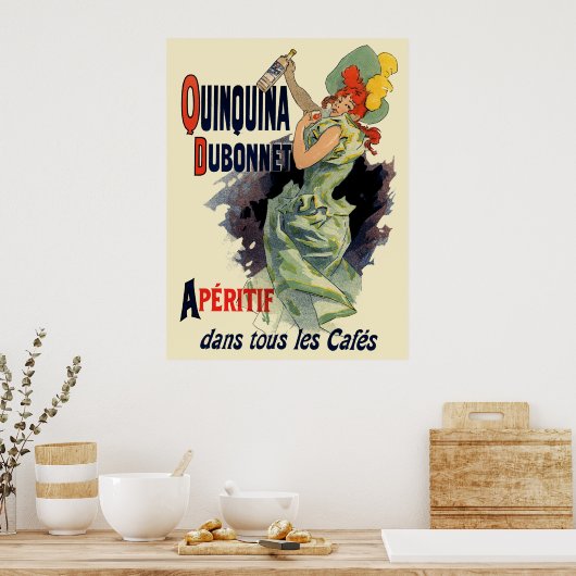 Quinquina Dubonnet Poster (Küche)