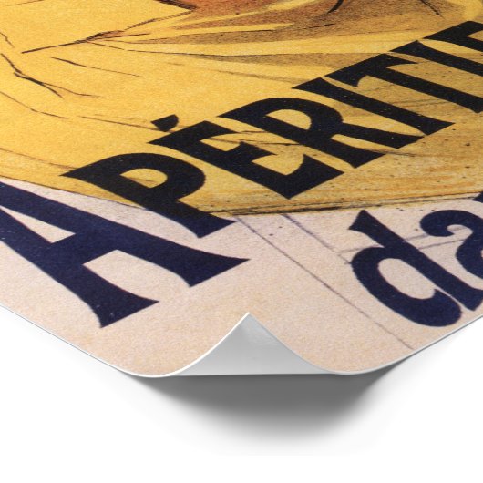 Quinquinquina Dubonnet Aperitif Promotional Poster (Ecke)