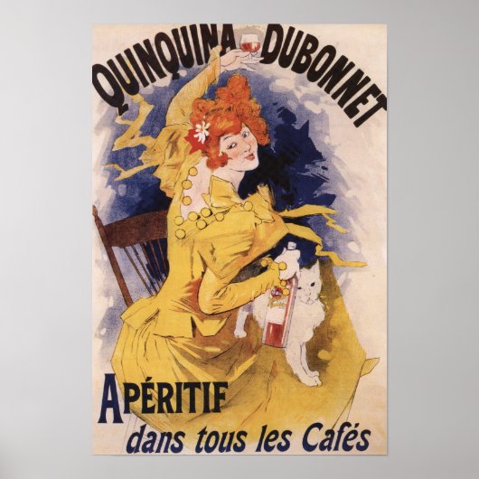 Quinquinquina Dubonnet Aperitif Promotional Poster (Vorne)