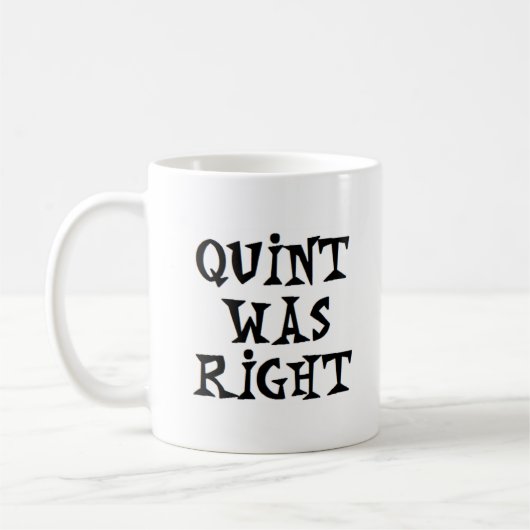Quint war richtig kaffeetasse (Links)