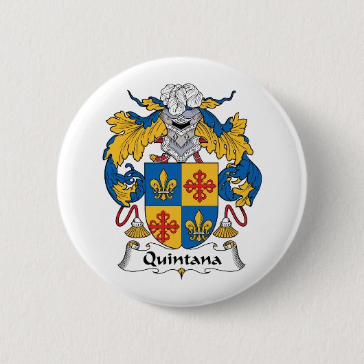 Quintana Familienwappen Button (Vorderseite)