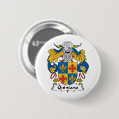 Quintana Familienwappen Button (Vorne & Hinten)