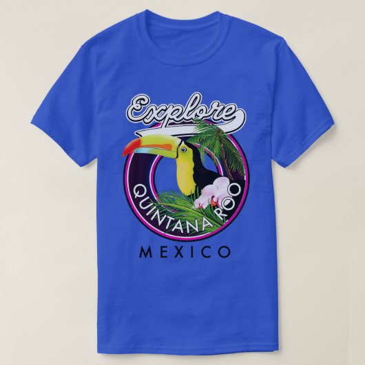 Quintana Roholbox Beach mexico Reisepatch T-Shirt (Design vorne)