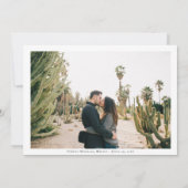 Quintana Roo | Hochzeit in Urlaubsort Fahrplan Einladung (Rückseite)