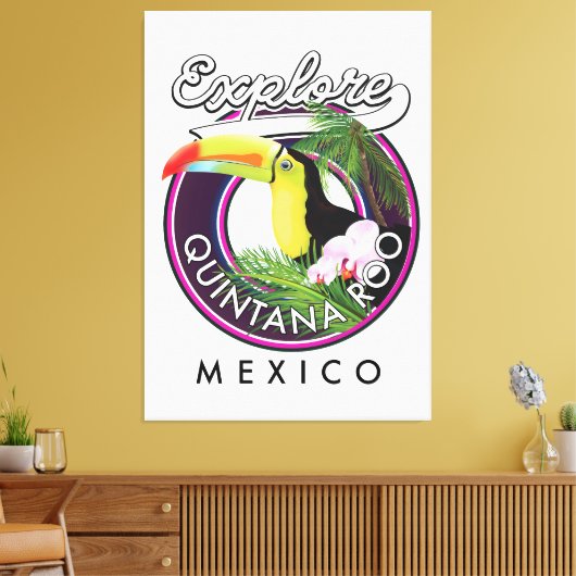 Quintana Roo holbox Strand mexico. Leinwanddruck (Insitu (Wohnzimmer))