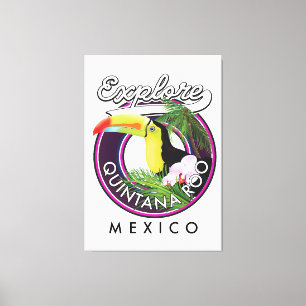 Quintana Roo Holbox Strand Mexiko. Leinwanddruck