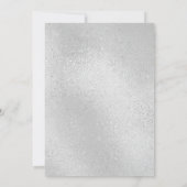 Quintencera Glam Red Dress Dankeskarte (Rückseite)