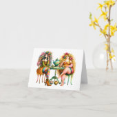 Quintessent Quirky Cuppa Time Karte (Gelbe Blume)