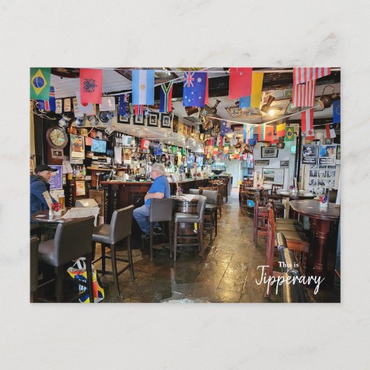 Quintessent Tipperary Pub - Irland Postkarte (Vorderseite)
