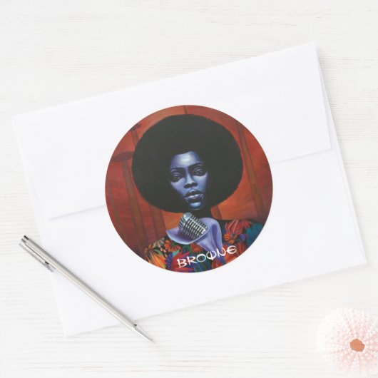 Quintessenzieller Funk LP Runder Aufkleber (Umschlag)