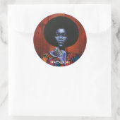 Quintessenzieller Funk LP Runder Aufkleber (Tasche)