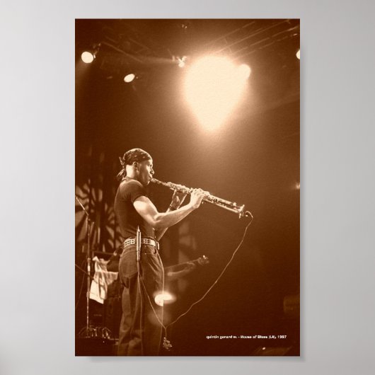 Quintin sepia, Quintin gerard w. 1997 Poster (Vorne)