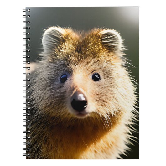 Quintin The Ginger Quokka, Notebook Notizblock (Vorderseite)