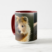 Quintin The Ginger Quokka, Tasse des Kaffees (Vorderseite Links)