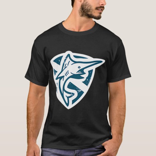 Quints Haifischangeln. T-Shirt (Vorderseite)