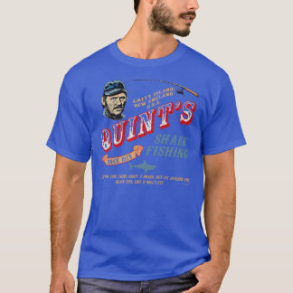 Quints Shark Fishing Holz Universal UCS LLC retro T-Shirt