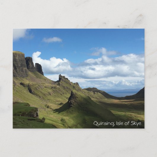 Quiraing Skye Postcard Postkarte (Vorderseite)