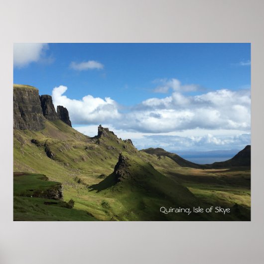 Quiraing Skye Poster (Vorne)