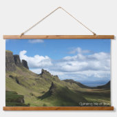 Quiraing Skye Tapestry Wandteppich Mit Holzrahmen (Vorne)