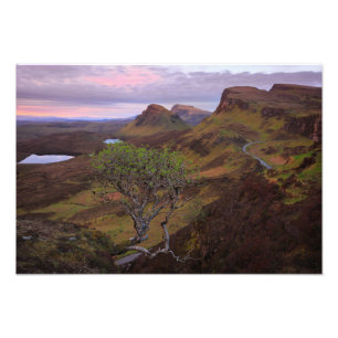 Quiraing Sonnenaufganglandschaft auf Skye Fotodruck