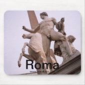 Quirinale Skulptur, Roma Mousepad (Vorne)