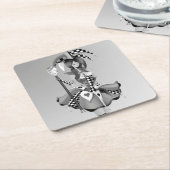 Quirk Rechteckiger Pappuntersetzer (angewinkelt)