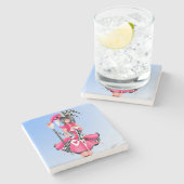 Quirk Steinuntersetzer (Seitenansicht)