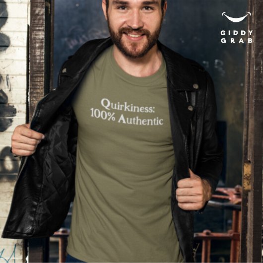 Quirkiness: 100% authentisches Funny Character Zit T-Shirt
